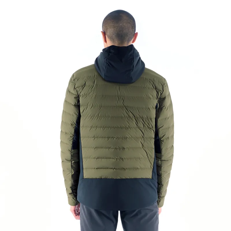 Artilect Mens Divide Fusion Stretch Hoodie Earthen / Black-3